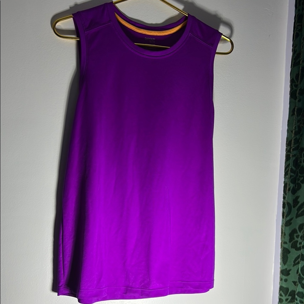 Danskin NOW Chartreuse Sleeveless Women's LooseTop